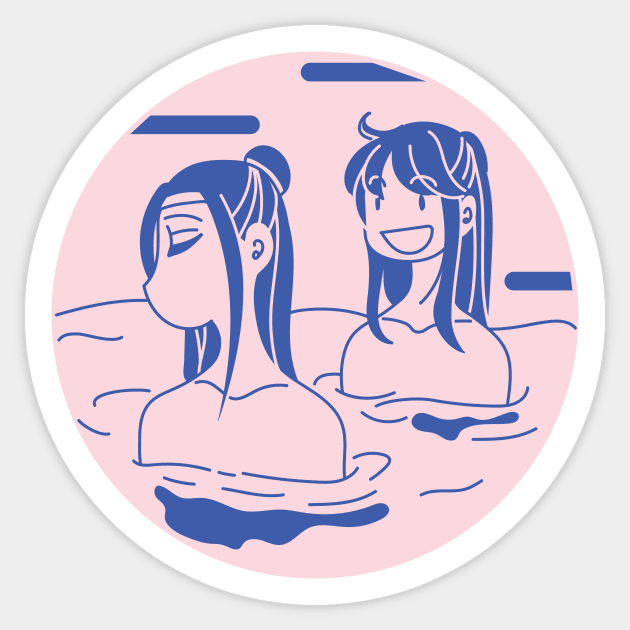 Mo dao zu shi Wangxian hotspring Sticker by 1stofjanuary